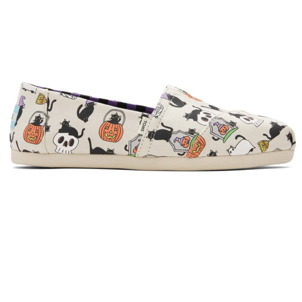 TOMS Halloween Cat Themed Shoes | Size 10 Womens 👻🎃